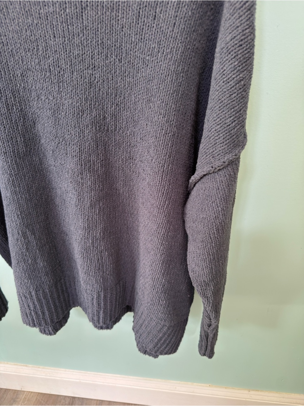 Terra & Sky Classic Crewneck Women's Sweater in Slate Gray Size 1X - Picture 5 of 10